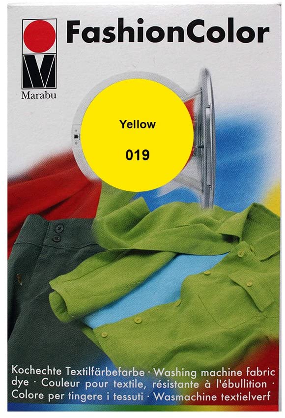 marabu fashion colour fabric dye yellow