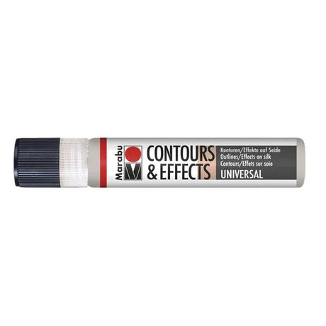 marabu contours & effects liner metallic silver