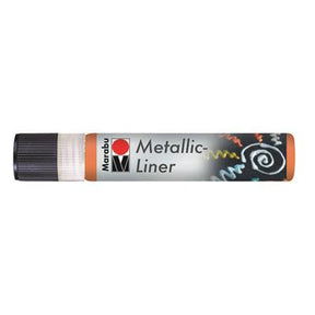 marabu liner metallic orange