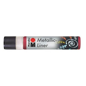 marabu liner metallic red