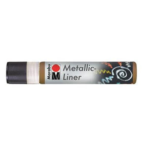 marabu liner metallic brown