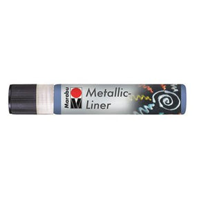 marabu liner metallic blue