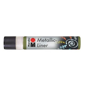 marabu liner metallic olive