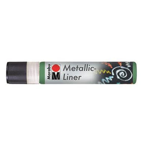 marabu liner metallic dark green