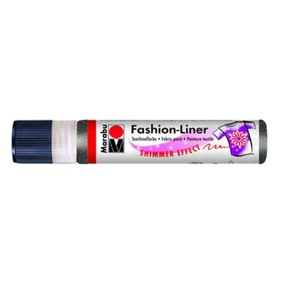 marabu fashion liner shimmer black
