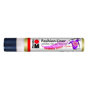 marabu fashion liner shimmer gold