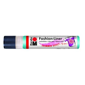 marabu fashion liner shimmer caribbean