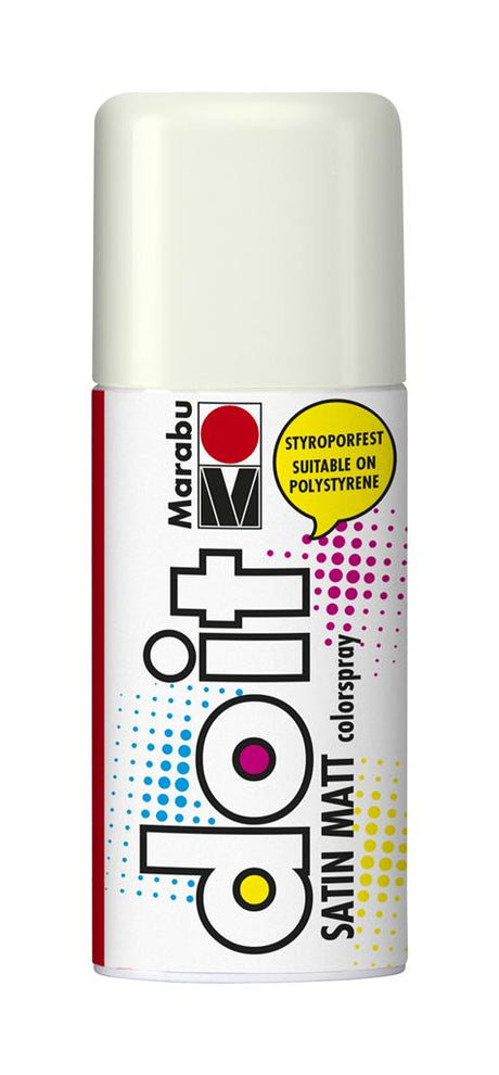 marabu do-it spray paint satin matt white