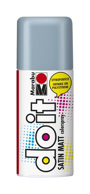 marabu do-it spray paint satin matt grey blue