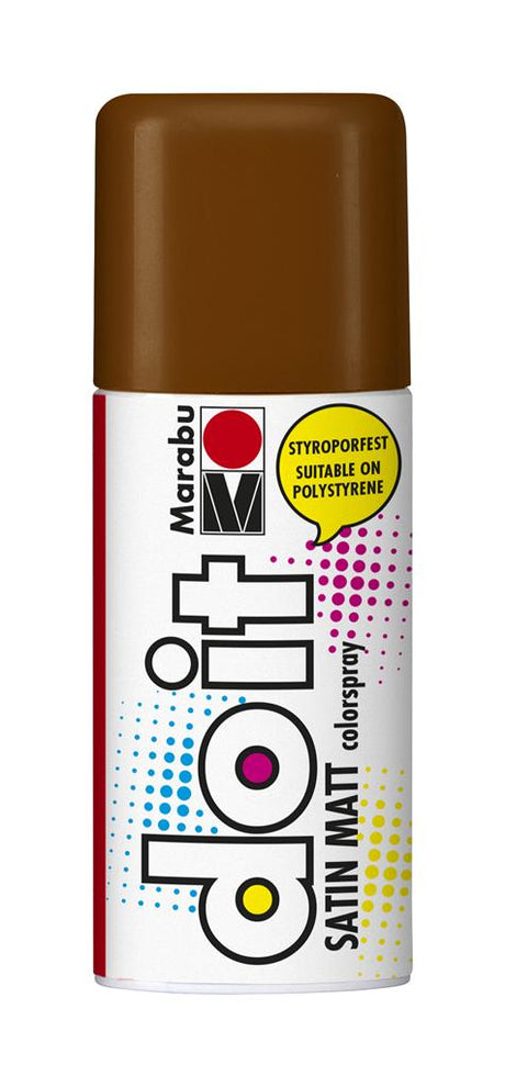 marabu do-it spray paint satin matt cocoa