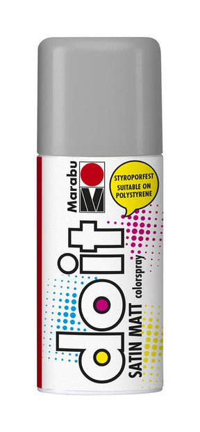 marabu do-it spray paint satin matt stone grey