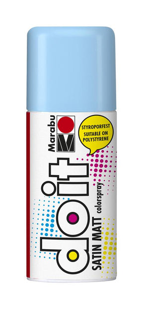marabu do-it spray paint satin matt pastel blue