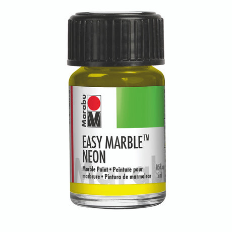 marabu easy marble paint neon yellow