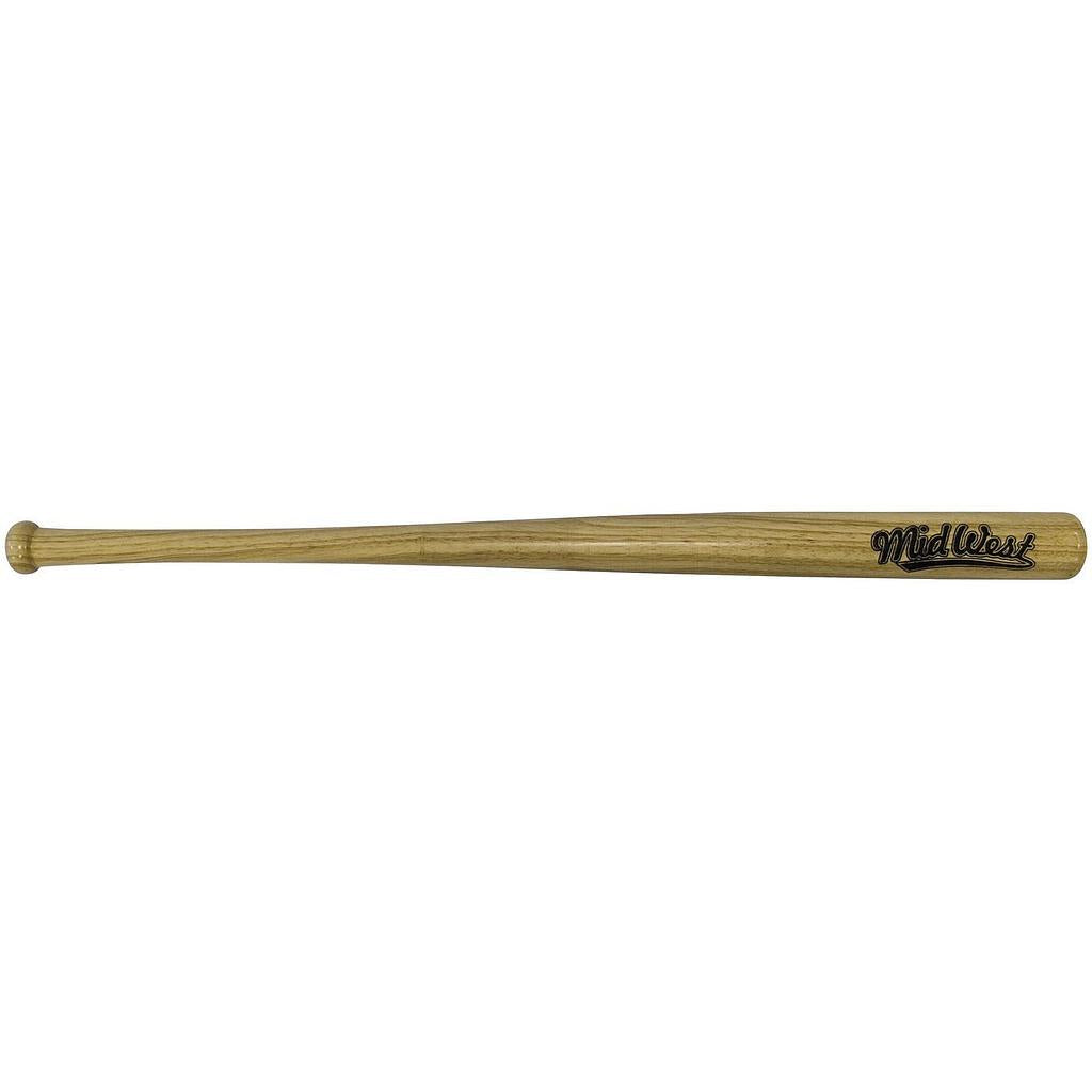 Midwest Slugger 32" Wood Baseball Bat & Ball