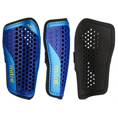 Mitre Aircell Carbon Shinpads (Slip In) Blue (L)