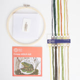 Natural History Museum 5" Cross Stitch Kit - Frog