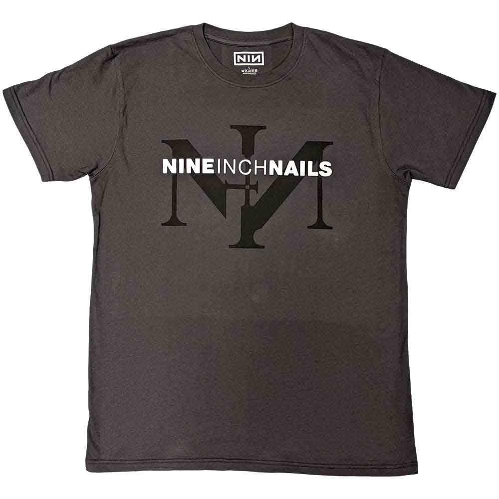Nine Inch Nails Unisex T-Shirt Icon & Logo Grey (L)