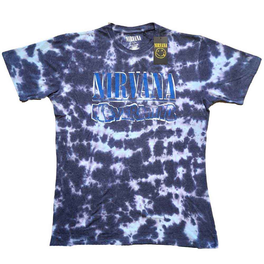 Nirvana Kids T-Shirt Nevermind Wavy Logo (Wash Collection) Purple (1-2yrs)