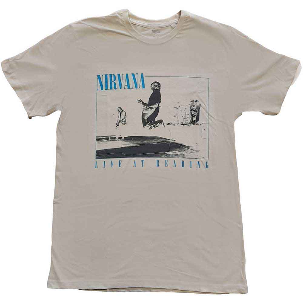 Nirvana Unisex T-Shirt Live at Reading Sand (XXL)