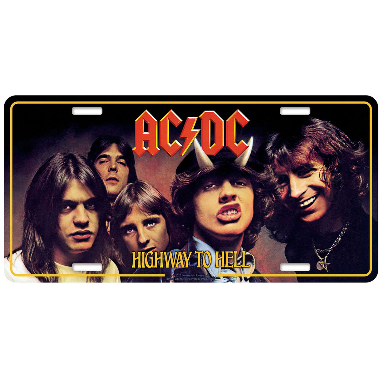 AC/DC Number Plate Aluminium 30cm x 15cm - Highway To Hell