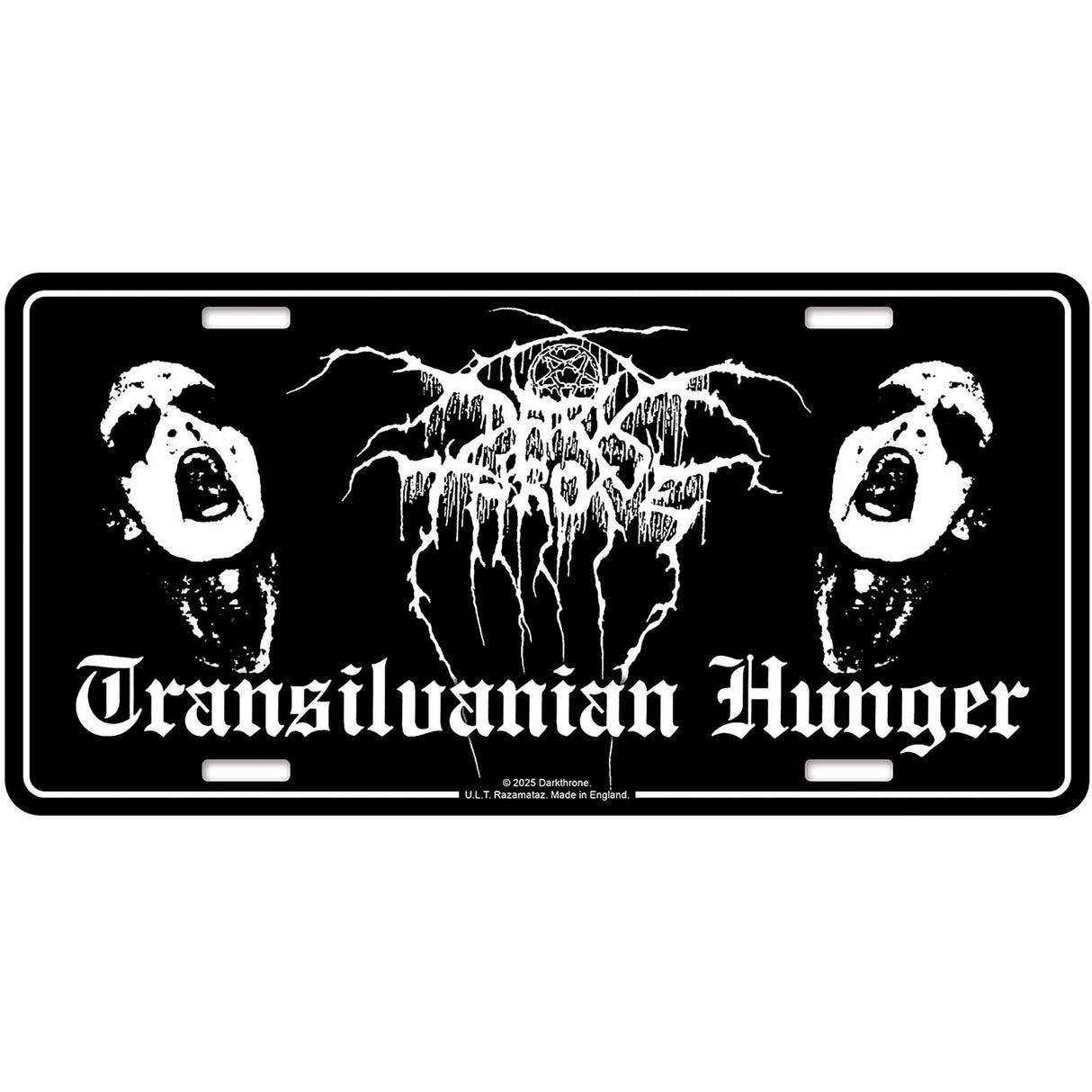 Darkthrone Number Plate Aluminium 30cm x 15cm - Transilvanian Hunger