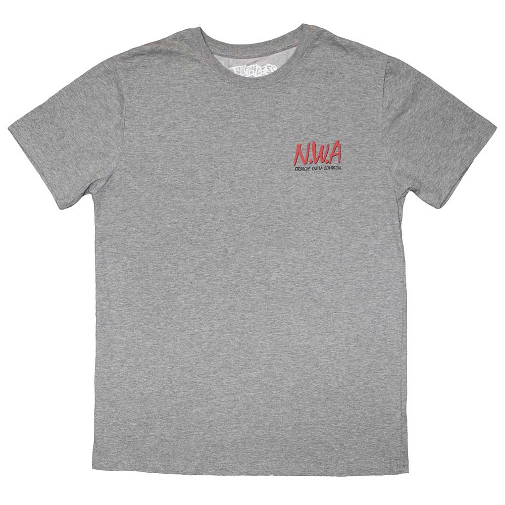 N.W.A Unisex T-Shirt Mini Logo Grey (XL)
