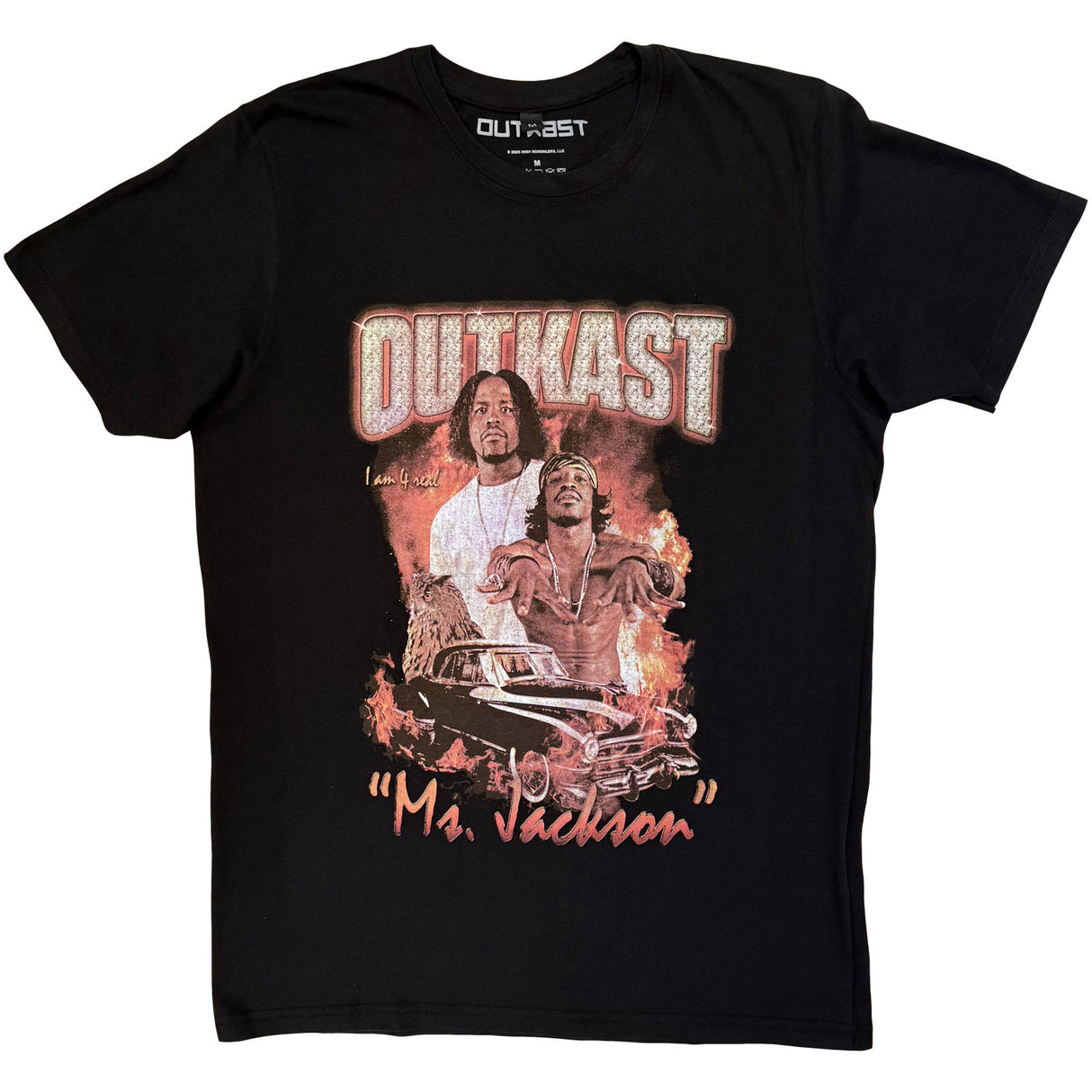Outkast Unisex Carbon T-Shirt Ms. Jackson Black (XL)