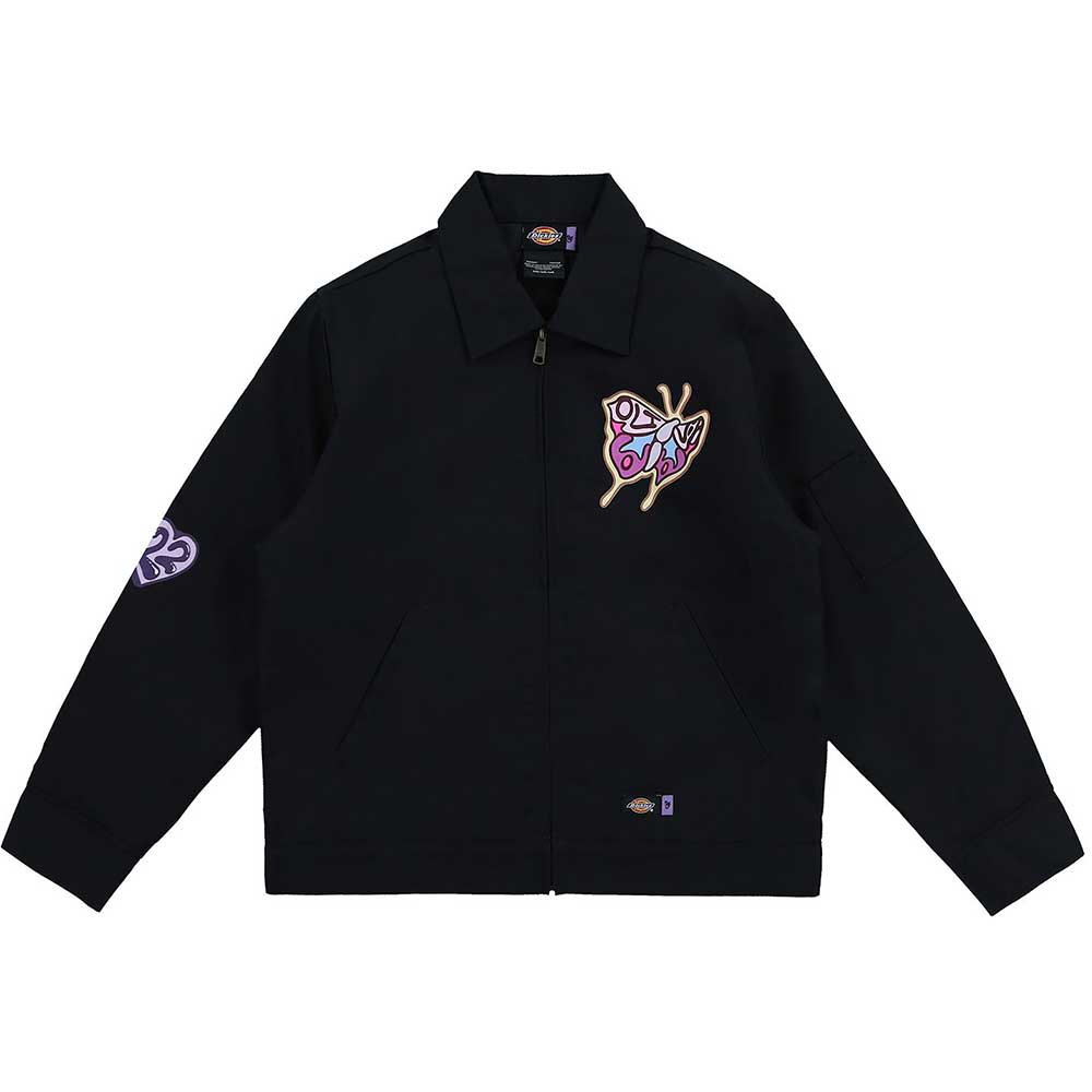 Olivia Rodrigo Unisex Zipped Jacket Sour Dickies Black (XL)