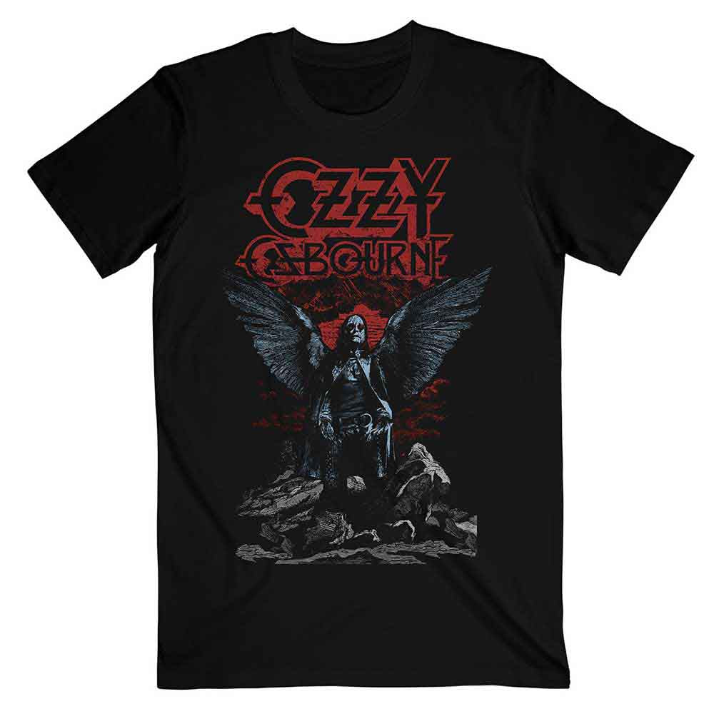Ozzy Osbourne Men's T-Shirt Angel Wings (S)