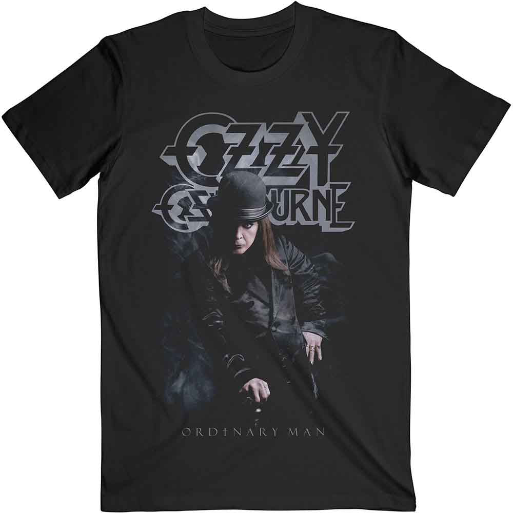 Ozzy Osbourne Unisex T-Shirt Ordinary Man Standing Black (L)