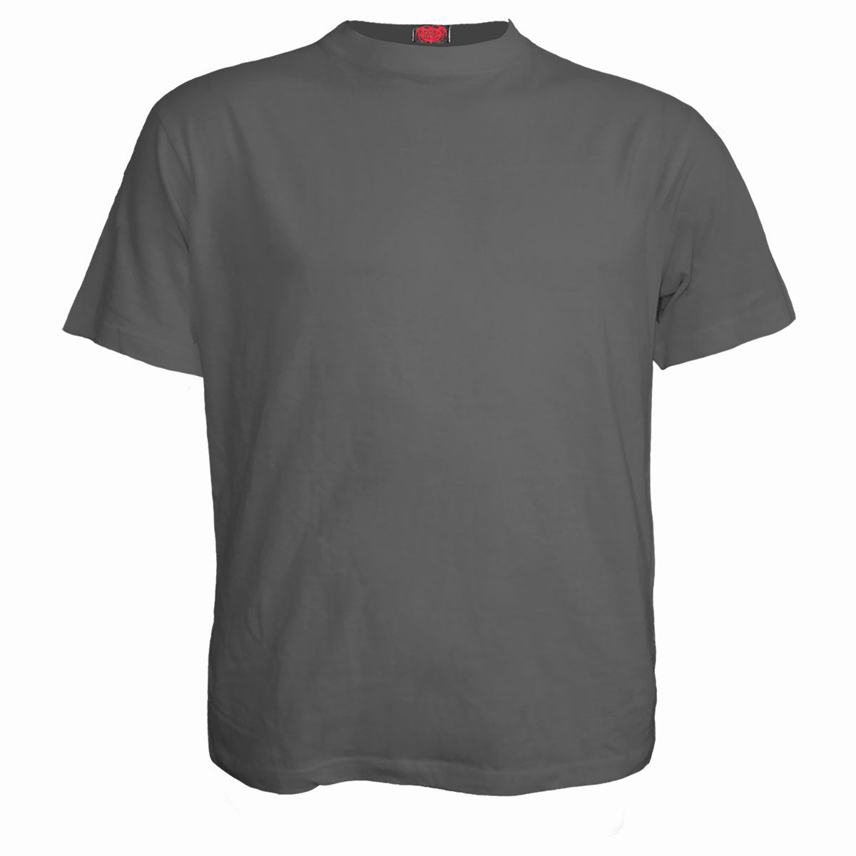 Spiral Unisex T-Shirt Plain Charcoal Grey (M)