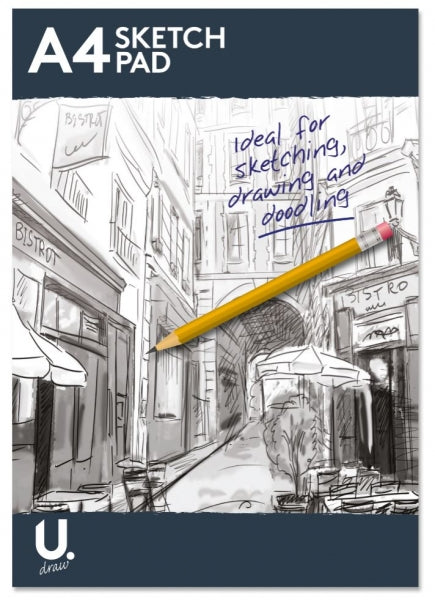 U.Draw A4 Sketch Pad 70gsm 50shts