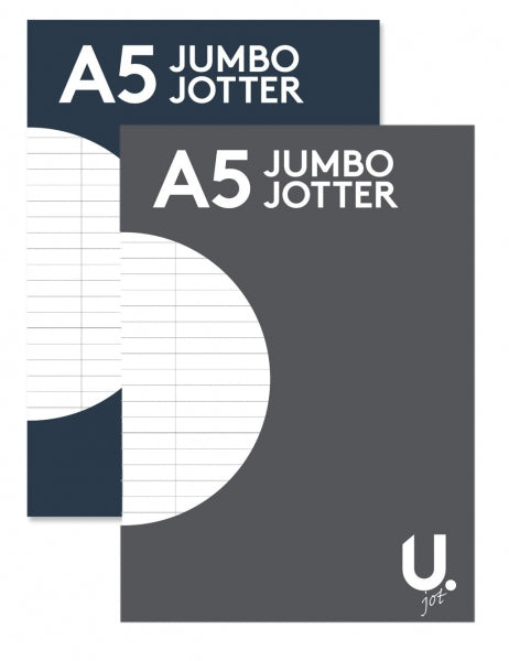 U.Jot A5 Jumbo Jotter Pad Ruled 130shts