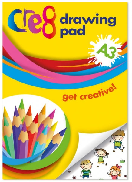 Cre8 A3 Drawing Pad 70gsm 25shts