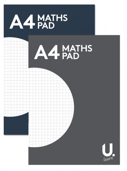 U.Learn A4 Maths Pad (5mm Squared Paper)