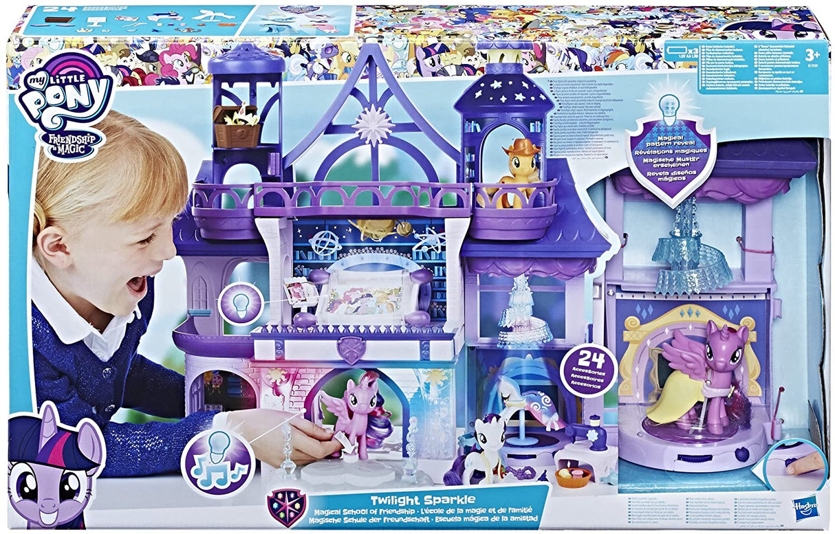 Hasbro My Little Pony Magical School of Friendship Playset with Twilight Sparkle Figure