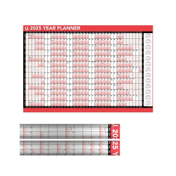 Martello 2025 Full Year Wall Planner 85cm x 58cm