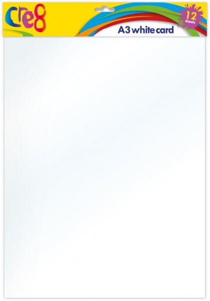 Cre8 A3 White Card 140gsm 12shts