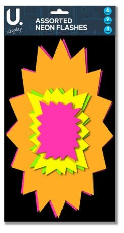U.Display Assorted Neon Flashes (18pk)