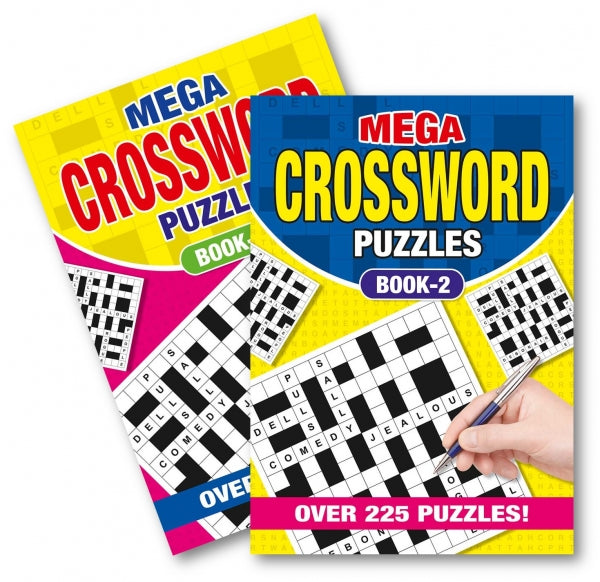 Squiggle A5 Crossword Puzzle Book (2pk)
