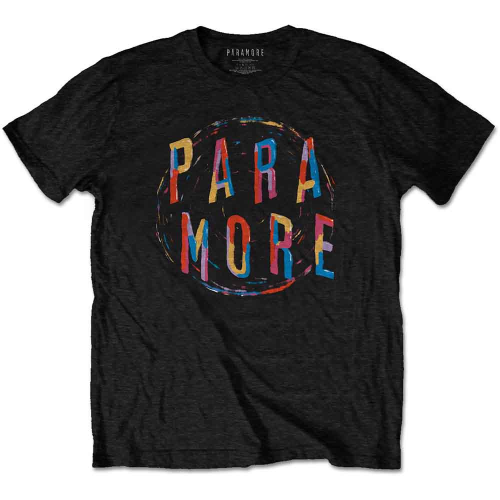 Paramore Unisex T-Shirt Spiral Black (S)
