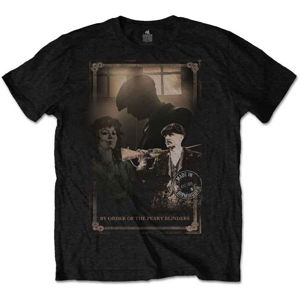 Peaky Blinders Men's T-Shirt Shotgun Black (XL)