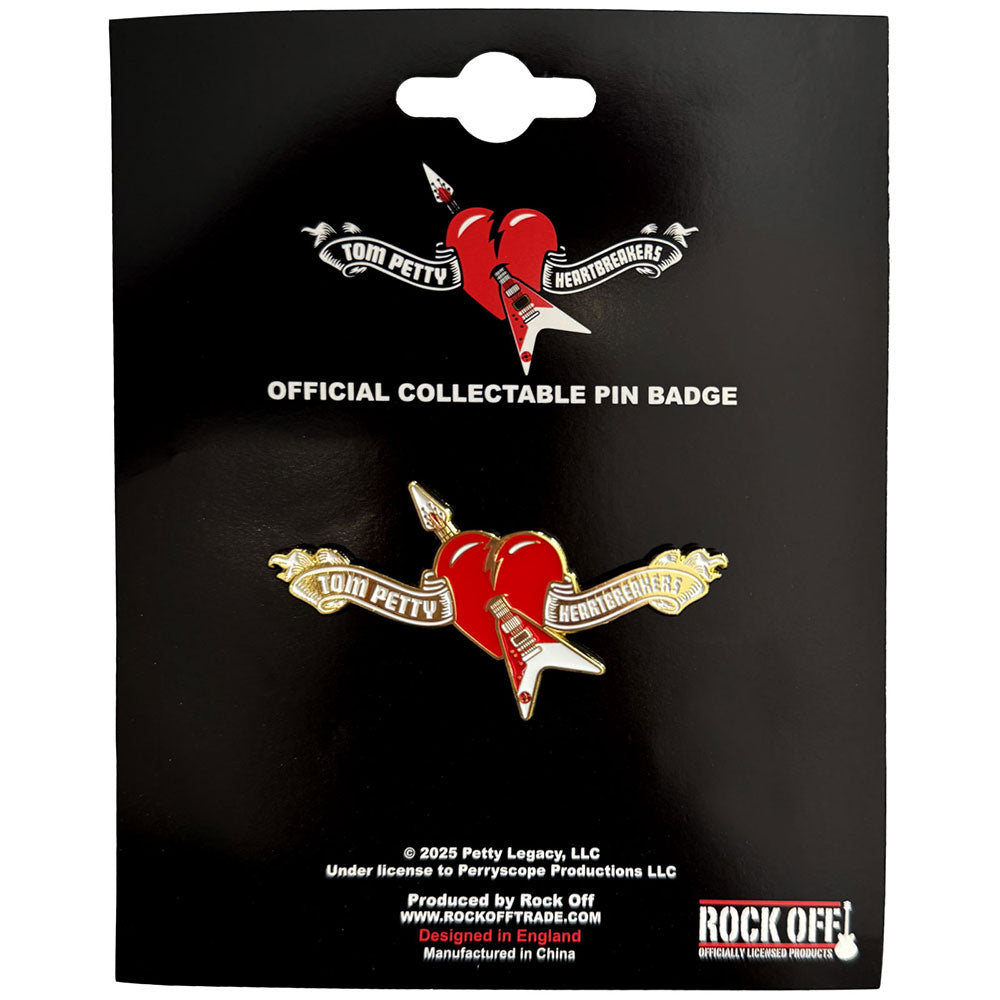 Tom Petty & The Heartbreakers Pin Badge Heart Logo