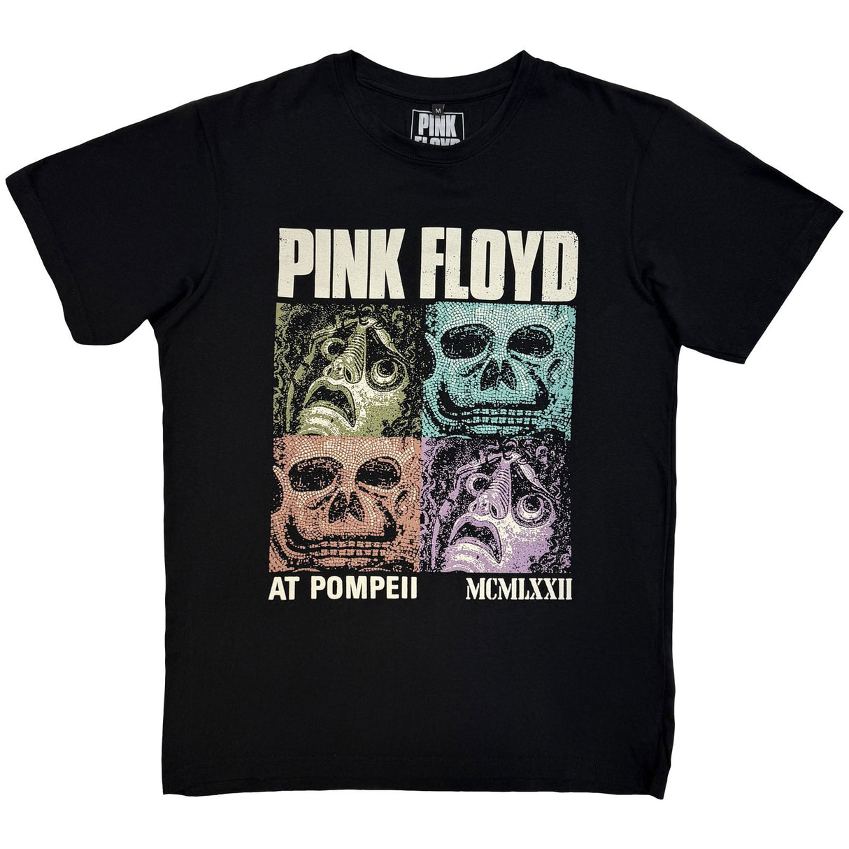 Pink Floyd Unisex Carbon T-Shirt Mosaics Black (M)