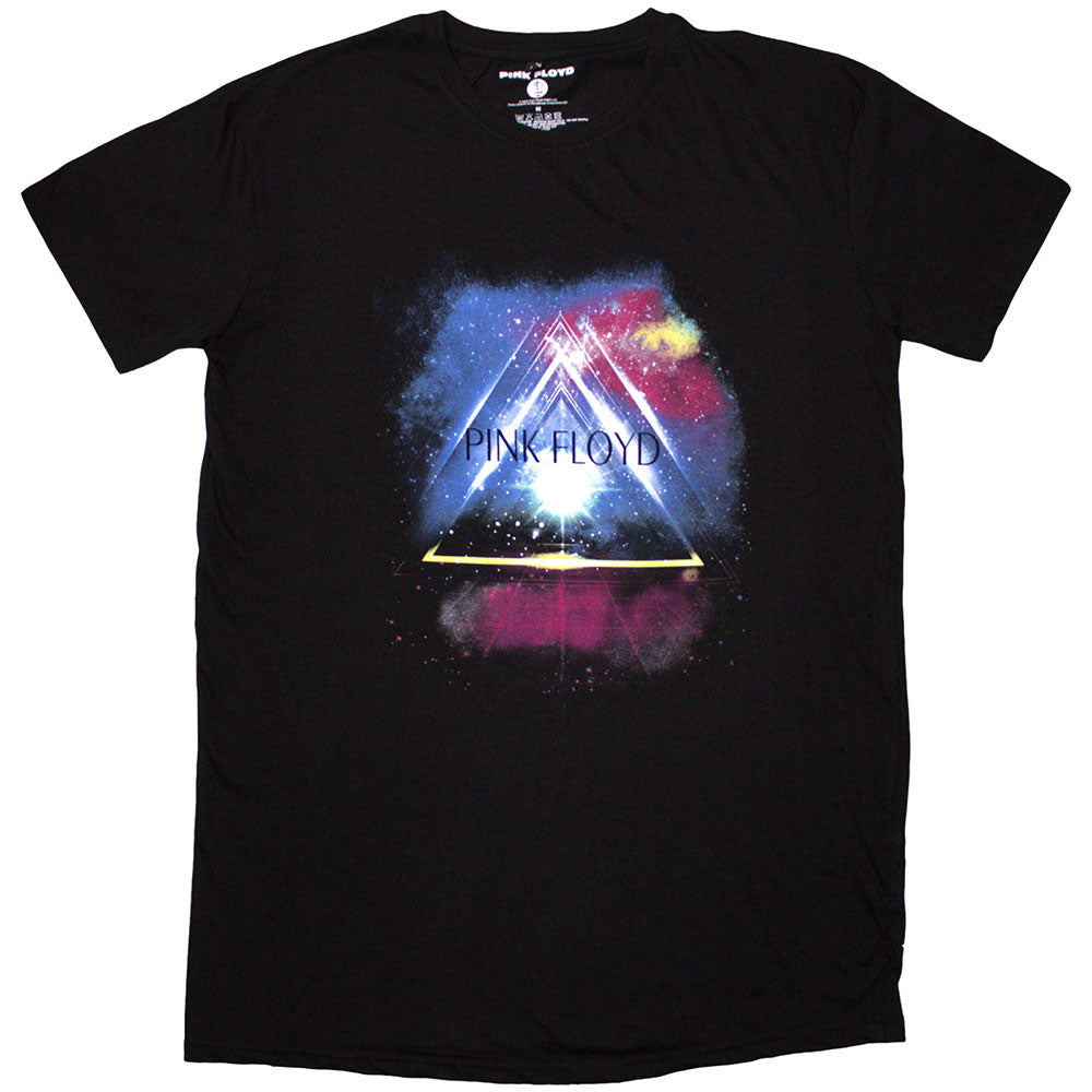 Pink Floyd Ladies T-Shirt Dress Space Prism Black (M)