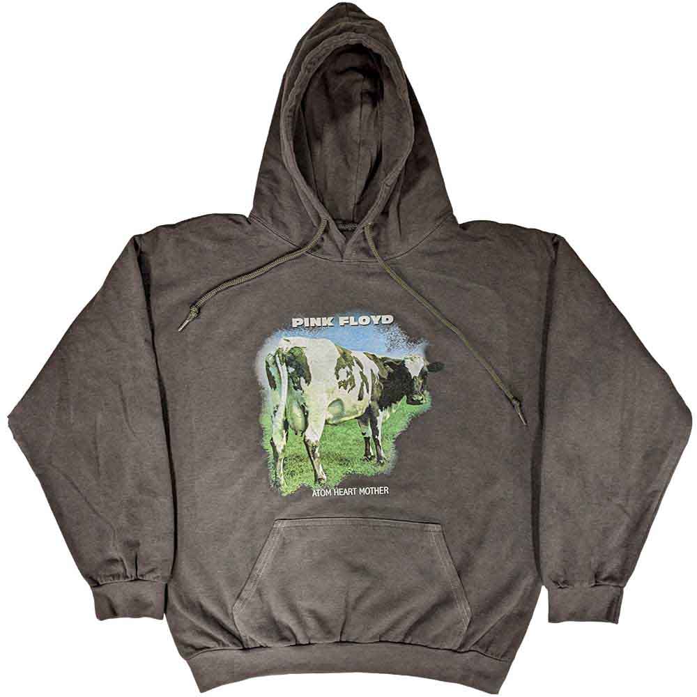 Pink Floyd Unisex Pullover Hoodie Atom Heart Mother Fade Grey (XL)