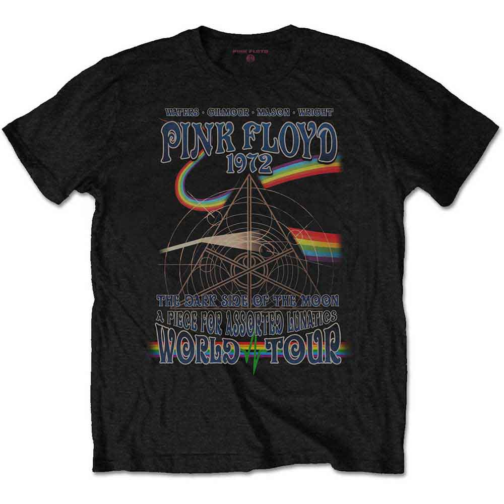 Pink Floyd Men's T-Shirt Assorted Lunatics Black (L)