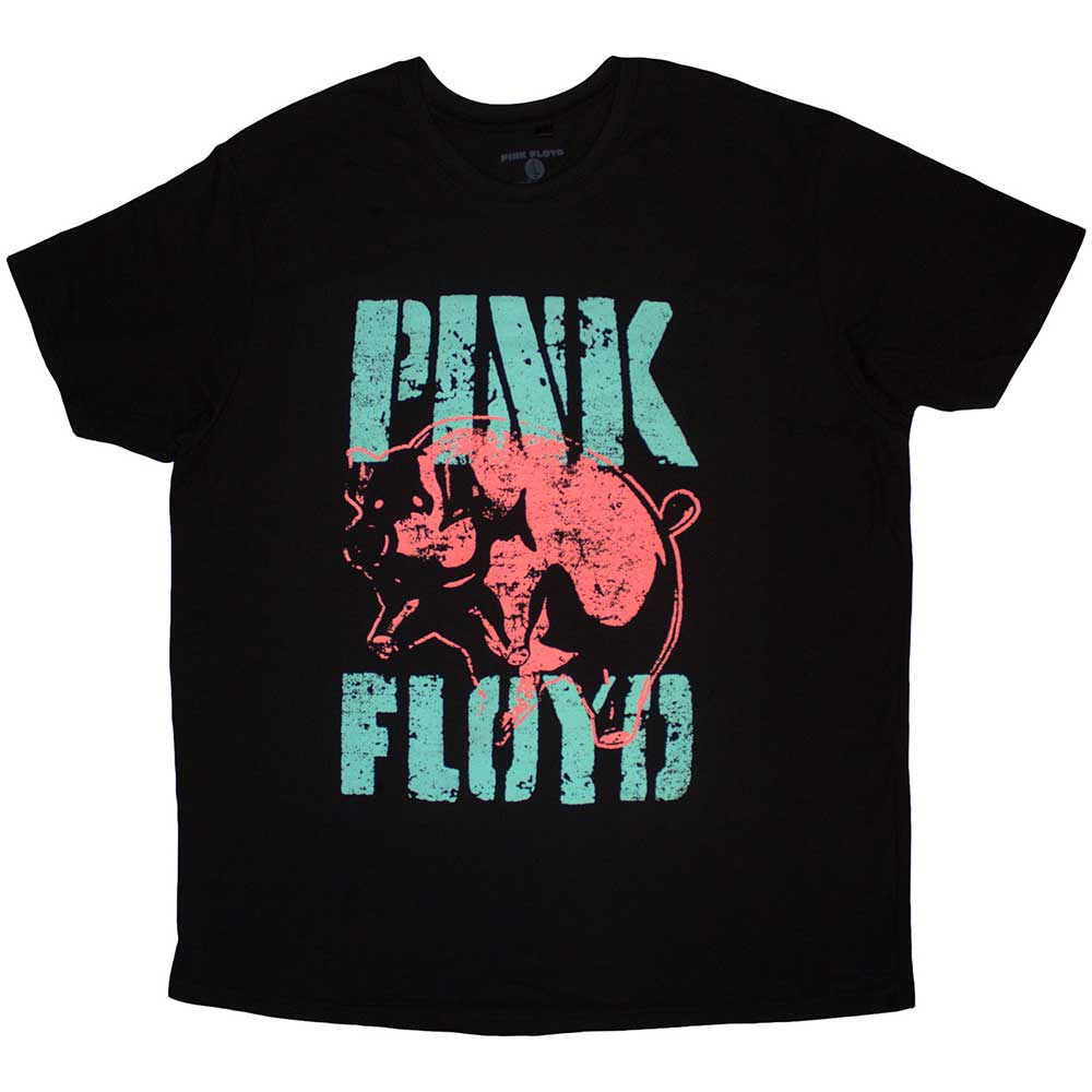 Pink Floyd Unisex T-Shirt Big Pig Black (L)