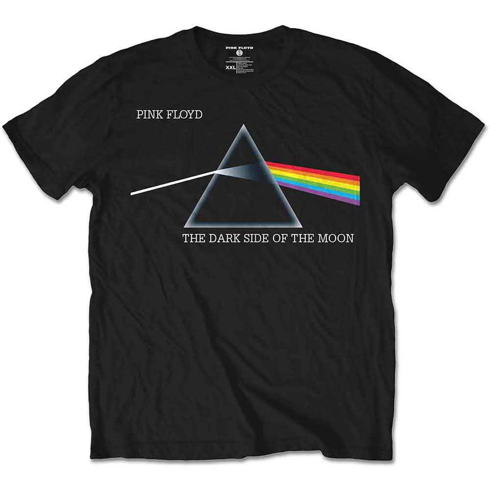 Pink Floyd Kids T-Shirt Dark Side of the Moon Courier Black (7-8yrs)
