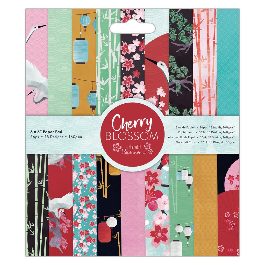 Cherry Blossom Paper Pad 6" x 6" (18sht)